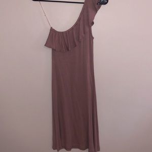 One shoulder dress
